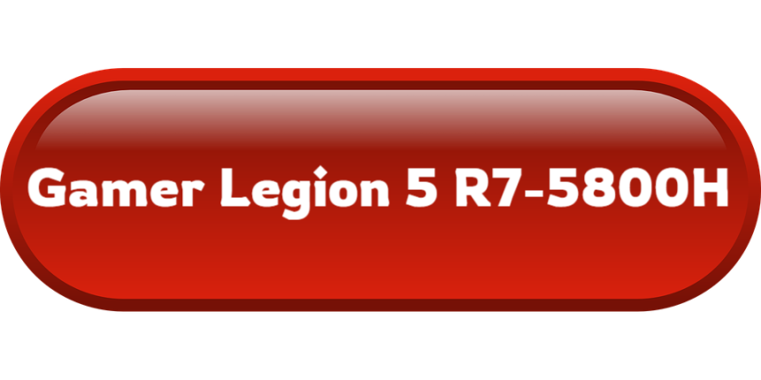 4 Notebook Gamer Legion 5 R7-5800H